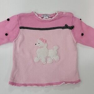 HARTSTRINGS Poodle Cotton Sweater size 18M